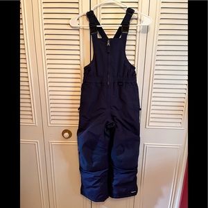 Land’s End navy snow bibs